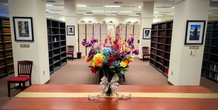 Image of library interior.