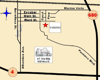 Martinez branch map