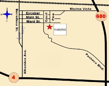 Martinez branch map